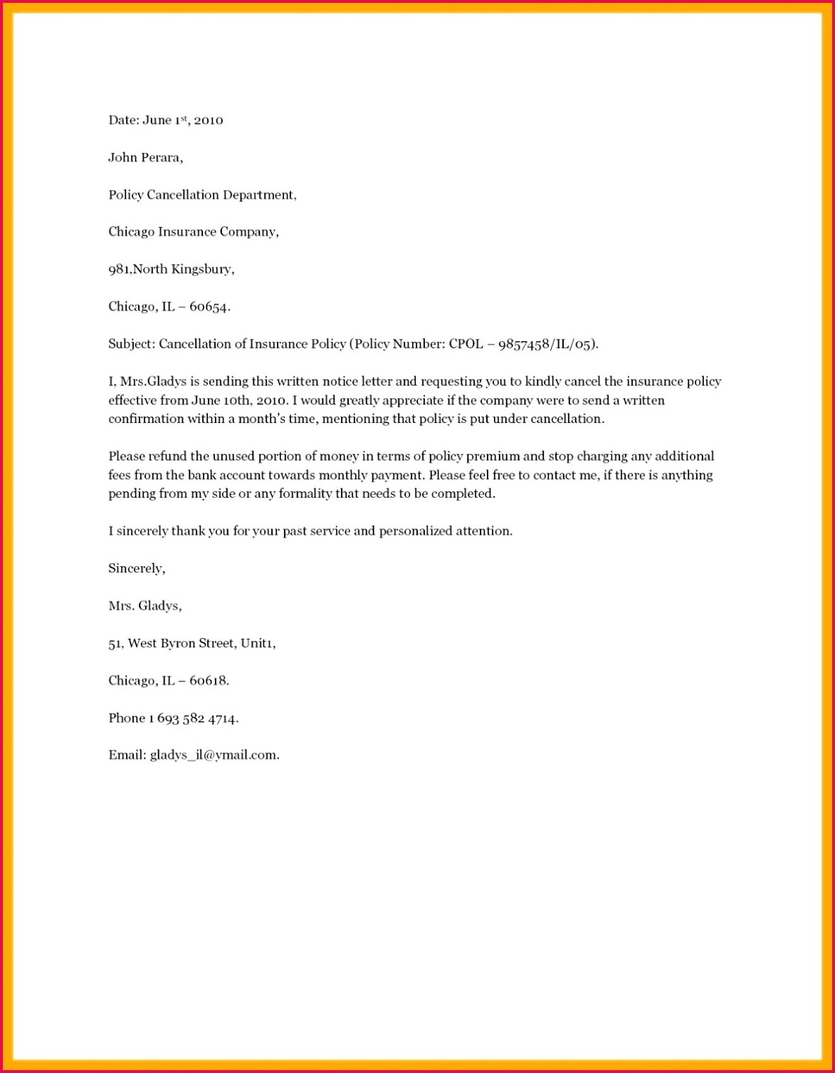 3 Event Cancellation Letter Template 33399 | Fabtemplatez With Gym Membership Cancellation Letter Template Free