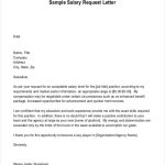 3 Free Salary Letter Sample Pdf Download Docx – * Salary Within Request For Raise Letter Template