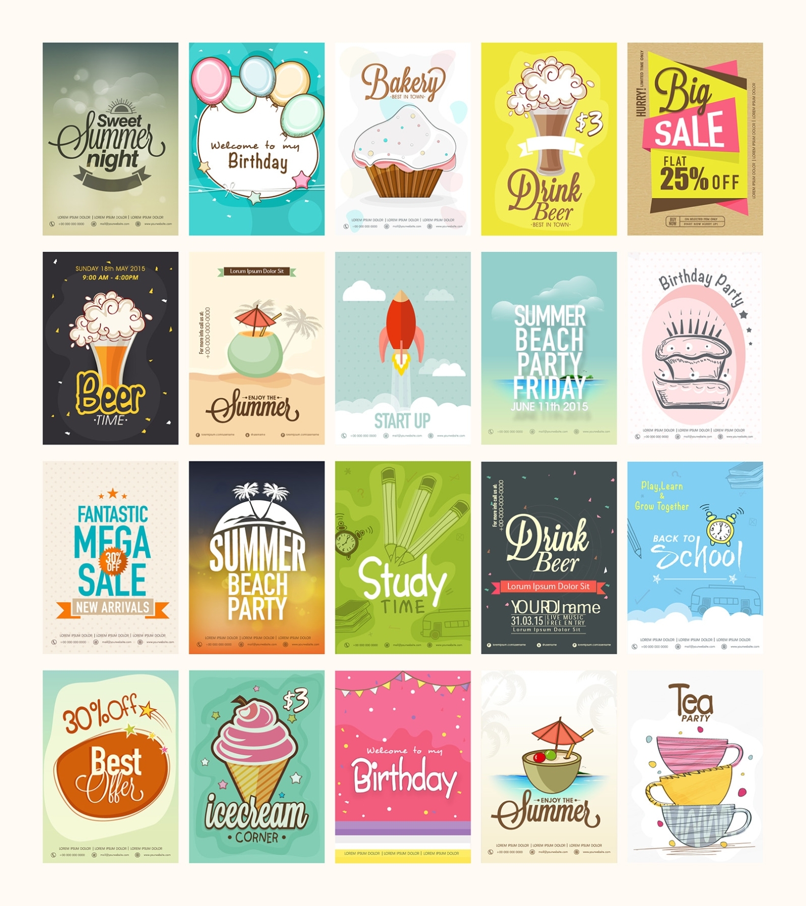 30+ Free Flyers Templates Designs For Graphic Designers For Free Downloadable Flyer Templates