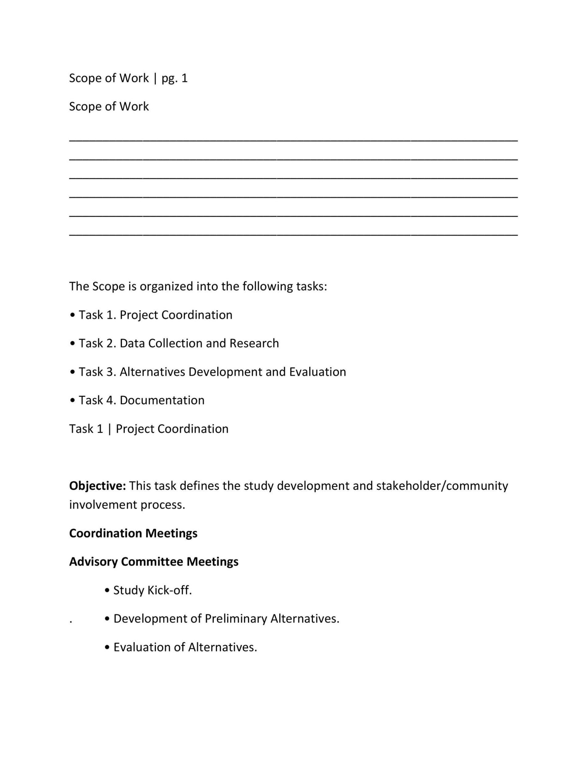 30 Ready To Use Scope Of Work Templates & Examples Intended For Scope Of Work Agreement Template