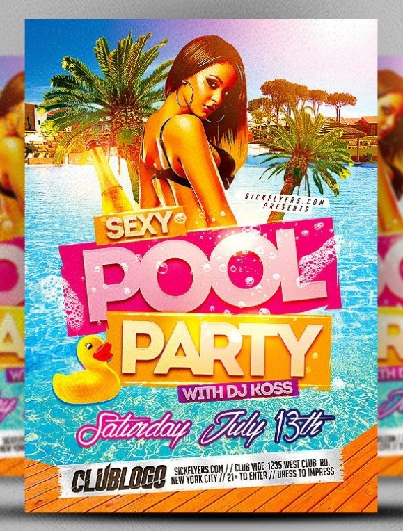 31+ Party Flyer Templates - Free Psd, Eps Format Download! | Free for Free Pool Party Flyer Templates