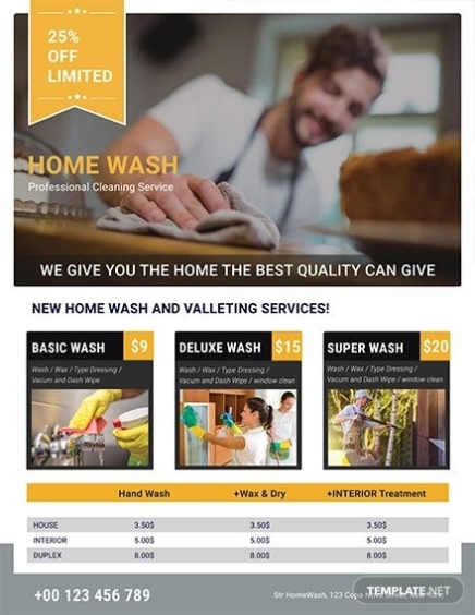 32+ Cleaning Service Flyer Designs & Templates – Psd, Ai | Free Regarding Service Flyer Template Free
