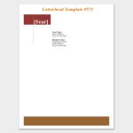 34+ Free Letterhead Templates (Editable & Printable In Word) Inside Microsoft Office Letterhead Templates