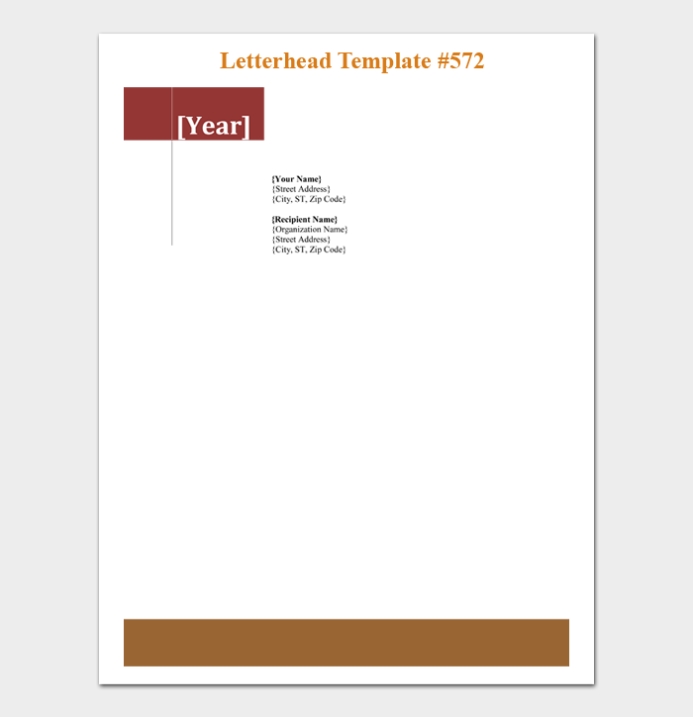 34+ Free Letterhead Templates (Editable & Printable In Word) Inside Microsoft Office Letterhead Templates