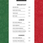34+ Restaurant Menu Templates - Free Sample, Example Format Download throughout Breakfast Lunch Dinner Menu Template