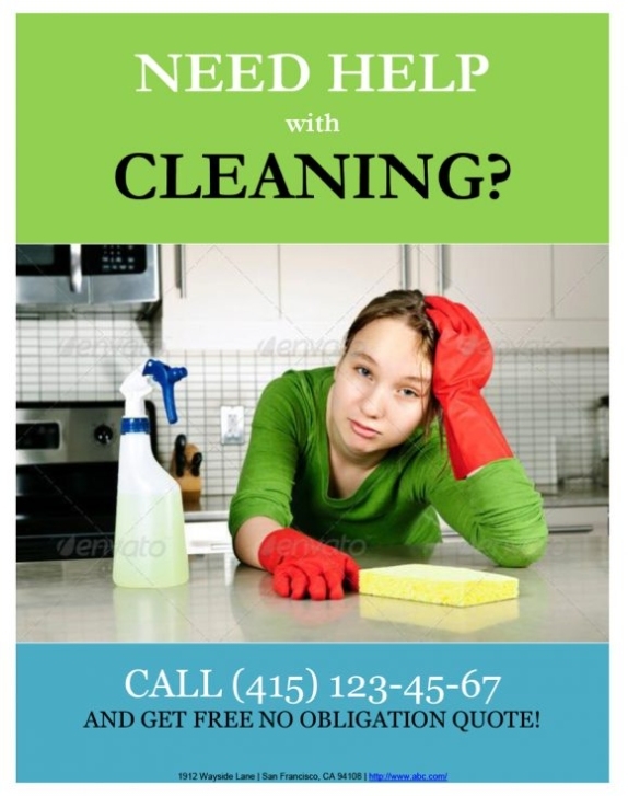 35 House Cleaning Flyers [Free] – Printabletemplates For House Cleaning Flyer Template