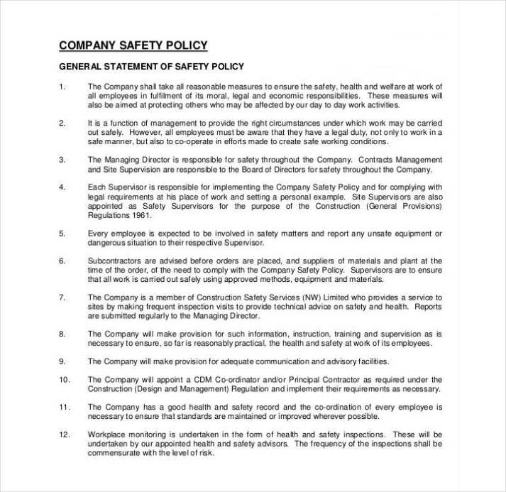 35+ Policy Template Samples – Free Pdf, Word Format Download | Free Throughout Business Rules Template Word