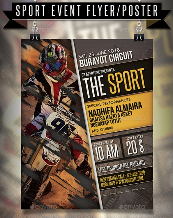 35+ Sports Event Flyer Templates Free Word, Psd Designs Pertaining To Sports Event Flyer Template