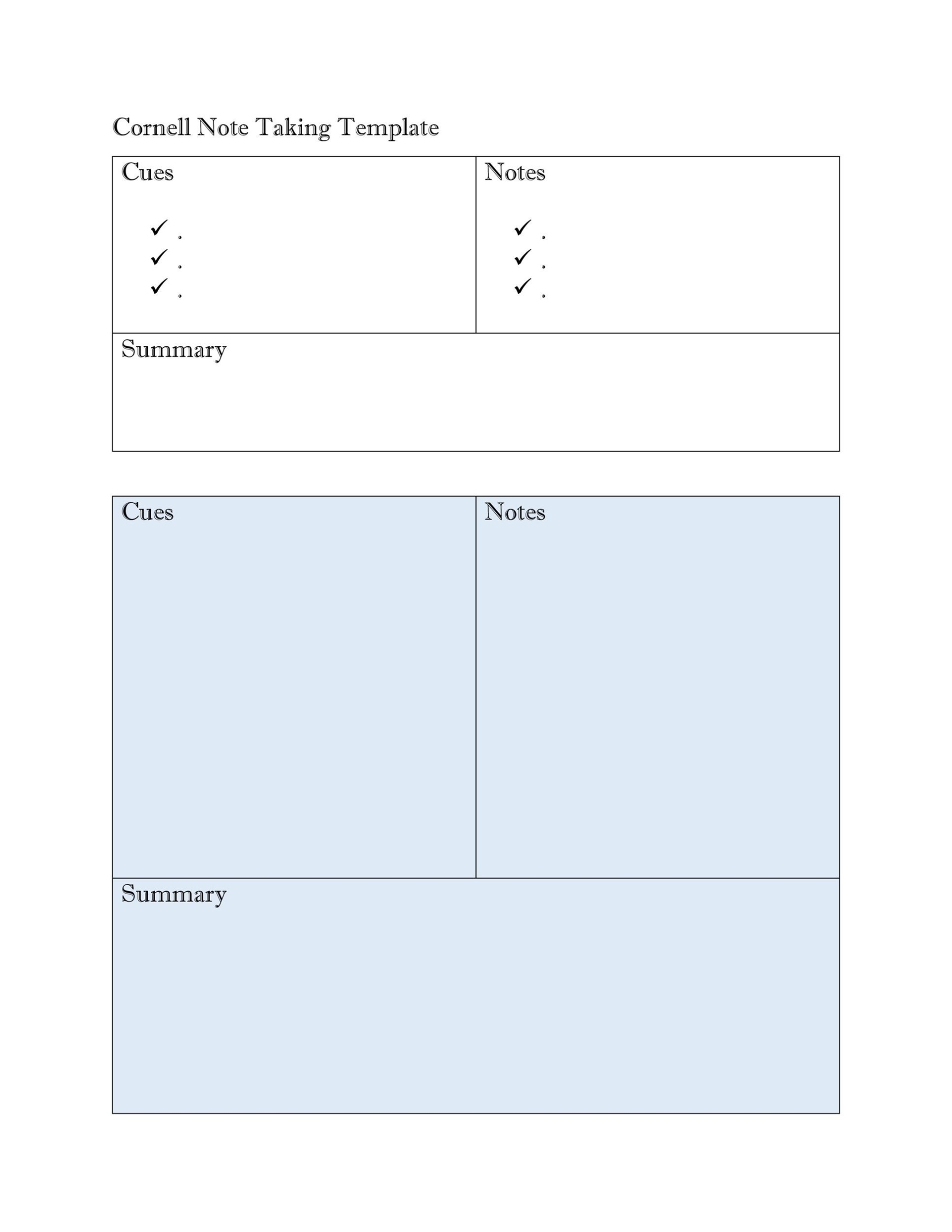 36 Cornell Notes Templates &amp; Examples [Word, Pdf] ᐅ Templatelab regarding Lecture Notes Template Word