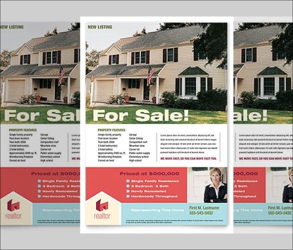 36+ Free Real Estate Flyer Templates – Psd, Ai, Word, Indesign | Free Inside Free Home For Sale Flyer Template