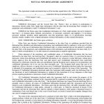 [36+] Free Standard Non Disclosure Agreement Template Vincegray2014 throughout film non disclosure agreement template