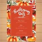 36+ Thanksgiving Menu Templates Free Sample Designs In Thanksgiving Menu Template Printable