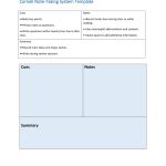 37 Cornell Notes Templates & Examples [Word, Excel, Pdf] ᐅ With Regard To Note Taking Word Template