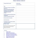 37+ Proposal Templates Free Download In Microsoft Word Project Proposal Template