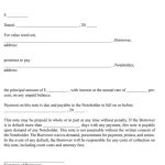 38 Free Promissory Note Templates & Forms (Word | Pdf) Intended For Promissory Note Loan Template