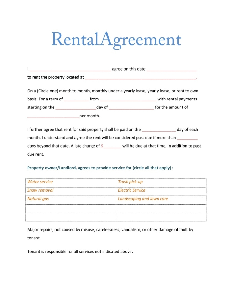 39 Simple Room Rental Agreement Templates – Templatearchive With Free Roommate Lease Agreement Template