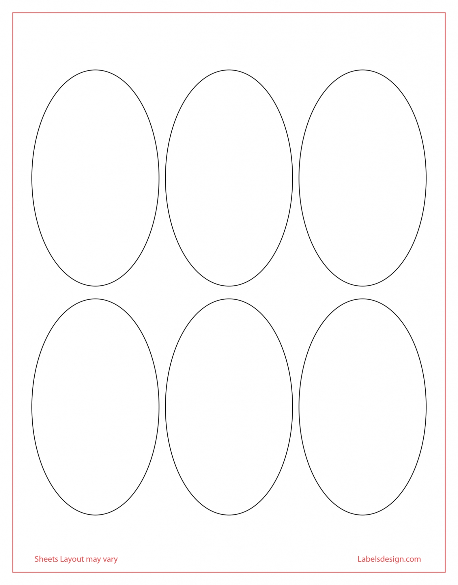 4.25 X 2.5 Inch Oval - Labelsdesign Pertaining To 4 X 2.5 Label Template