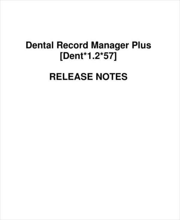 4+ Dental Note Templates – Pdf, Word | Free & Premium Templates With Dentist Note Template