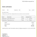 4 Order Confirmation Template Word | Fabtemplatez Pertaining To Load Confirmation And Rate Agreement Template