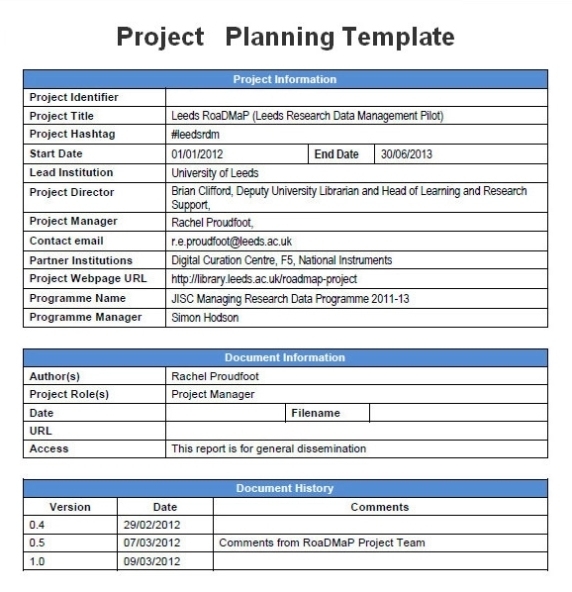 4+ Project Management Plan Sample Template | Template Business Psd For Project Management Proposal Template
