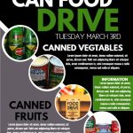 40 Canned Food Drive Flyer | Desalas Template Within Canned Food Drive Flyer Template