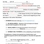 40 Free Unsecured Promissory Note Templates (Word | Pdf) For Unsecured Promissory Note Template