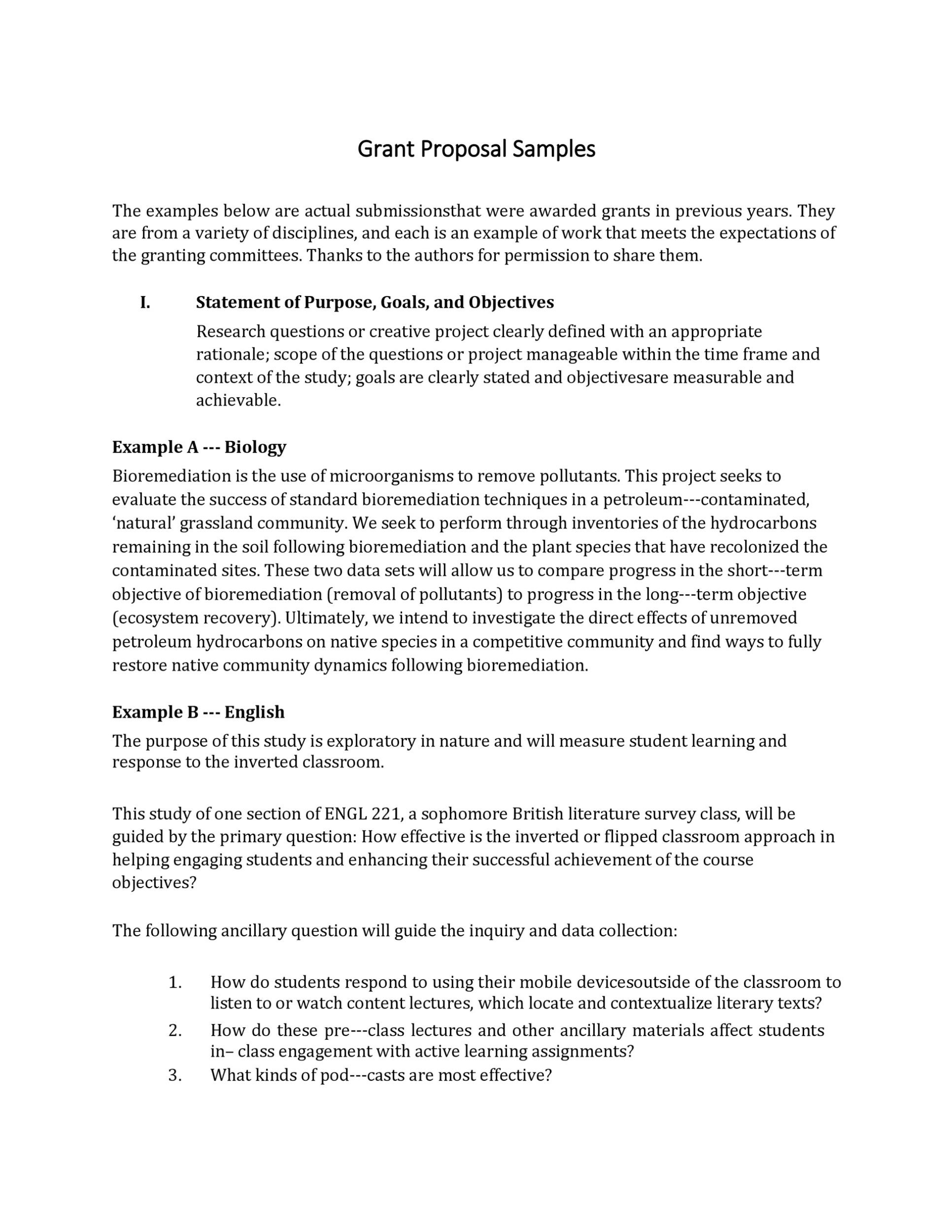 40+ Grant Proposal Templates [Nsf, Non Profit, Research] ᐅ Templatelab In Nsf Proposal Template