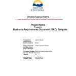 40+ Simple Business Requirements Document Templates ᐅ Templatelab with Business Requirements Document Template Pdf
