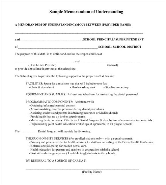 41+ Memorandum Of Understanding Templates - Pdf, Google Docs | Free Pertaining To Template For Memorandum Of Understanding In Business
