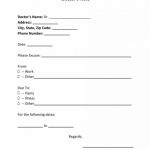 42 Fake Doctor'S Note Templates For School & Work – Printabletemplates Inside Hospital Note For Work Template