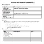 43 Best Business Requirements Document (Brd) Templates – Besty Templates Throughout Example Business Requirements Document Template