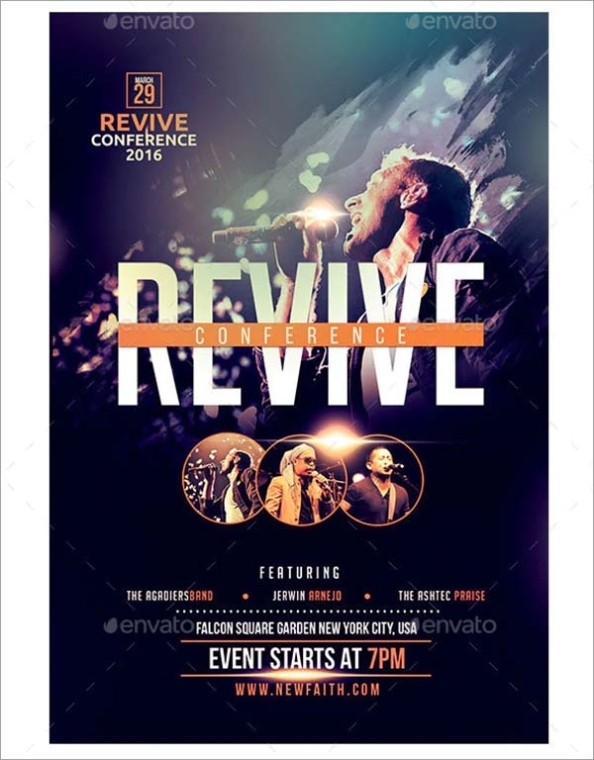 43+ Revival Flyer Template Designs – Free Psd Vector Pdf Ai Downloads Intended For Church Revival Flyer Template Free