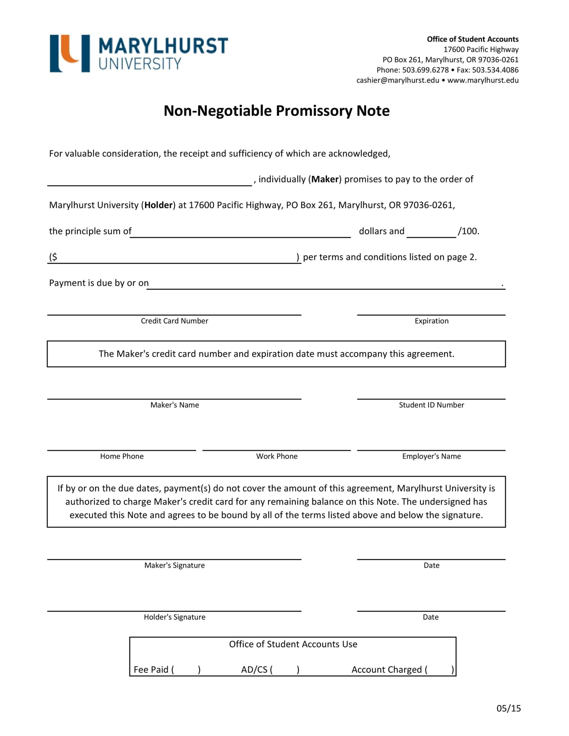 45 Free Promissory Note Templates & Forms [Word & Pdf] ᐅ Templatelab For Line Of Credit Loan Agreement Template