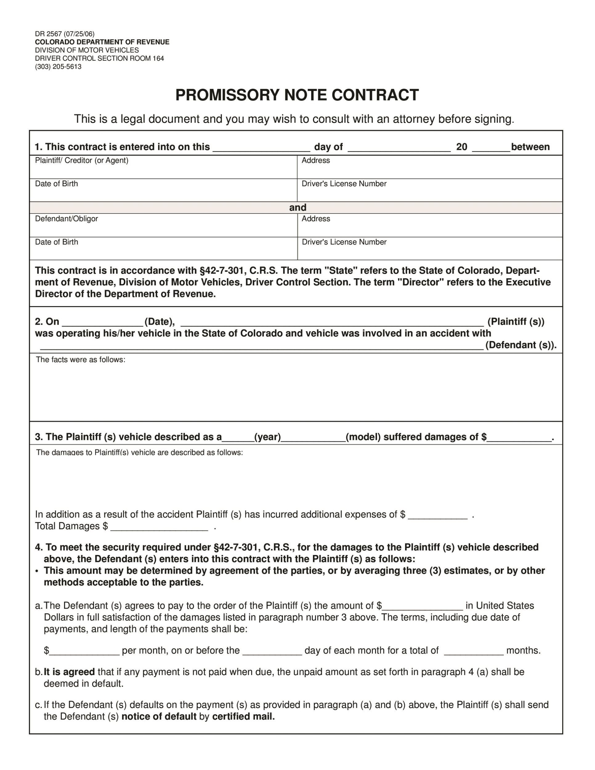 45 Free Promissory Note Templates &amp; Forms [Word &amp; Pdf] - Template Lab intended for Free Installment Promissory Note Template