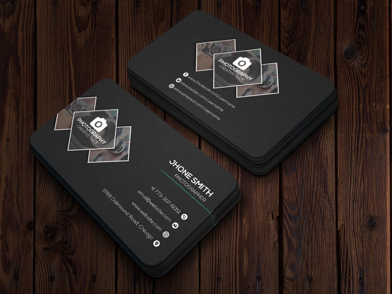 5 Best Business Card Design For Photographers 2021 | Techmix In Free Business Card Templates For Photographers