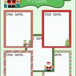 5 Free Dear Santa Letter Printables – Farmer'S Wife Rambles Inside Dear Santa Template Kindergarten Letter