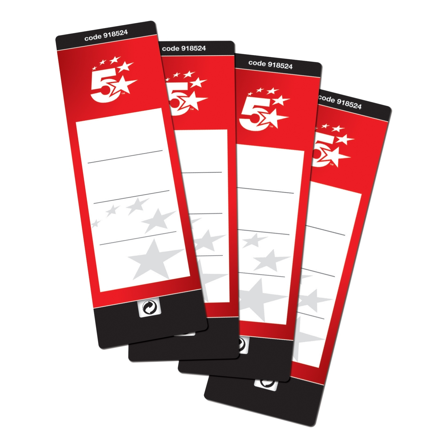 5 Star Office Spine Labels For Lever Arch File Self Adhesive 190X60Mm Throughout Lever Arch Spine Label Template