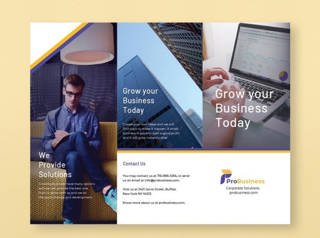 50+ Best Microsoft Word Brochure Templates 2021 | Design Shack With Regard To Flyer Template For Microsoft Word