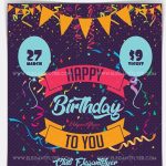 50+ Free Birthday Flyer Templates In Psd + Premium Version! | By For Free Birthday Flyer Templates