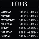 50 Free Business Hours Of Operation Sign Templates | Customize & Print In Printable Business Hours Sign Template