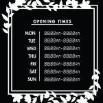 50 Free Business Hours Of Operation Sign Templates | Customize & Print Pertaining To Printable Business Hours Sign Template