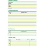 51 Effective Meeting Agenda Templates – Free Template Downloads Intended For Meeting Agenda Notes Template