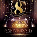 55+ Best Anniversary Party Flyer Print Templates 2016 | Frip.in Throughout Anniversary Flyer Template Free