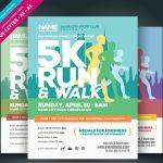 5K Run-&amp;-Walk Event Flyer &amp; Poster - Corporate Identity Template within 5K Flyer Template
