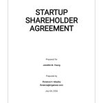6+ Free Shareholder Agreement Templates [Edit & Download] | Template Within Termination Of Shareholders Agreement Template
