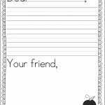 6 Kindergarten Writing Paper Template – Sampletemplatess – Sampletemplatess For Letter I Template For Preschool