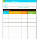 6 Printable Meeting Minutes – Sampletemplatess – Sampletemplatess For Meeting Agenda Notes Template