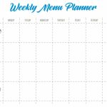 7 Best Blank Weekly Menu Templates Printables – Printablee Throughout Menu Chart Template