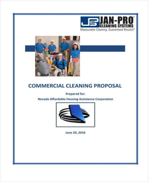 7+ Cleaning Service Proposal Templates  Free Word, Pdf Format Download Intended For Janitorial Proposal Template