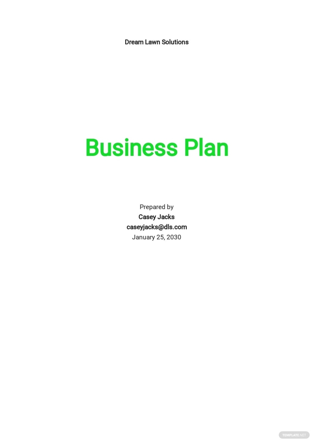 7+ Free Lawn Care Templates – Pdf | Word | Psd | Indesign | Google Docs Regarding Lawn Care Business Plan Template Free